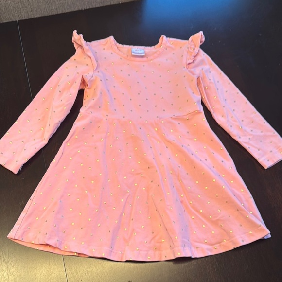 Hanna Andersson Pink Flutter Sleeve Ruffled Sundress - Picture 1 of 2